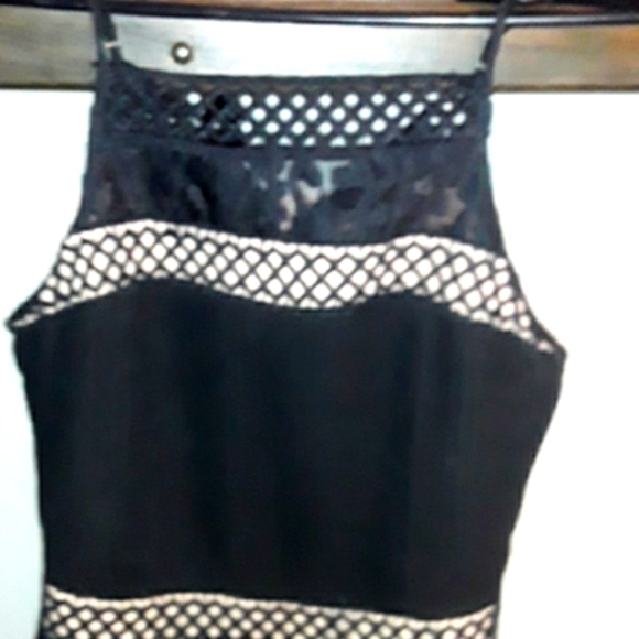 BEAUTIFUL BEAUTIFUL BLACK & BEIGE DRESS - Picture 4 of 8